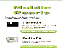 Tablet Screenshot of mobilepearls.com